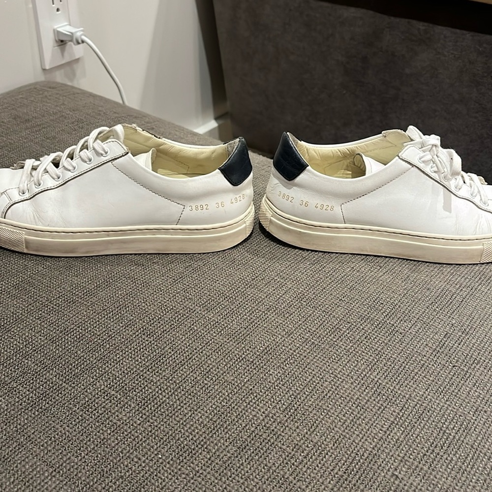 Common Projects Retro Low With Black Heel Cap - image 4